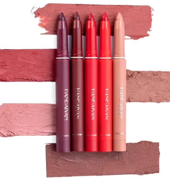 HANDAIYAN Velvet Matte Pencil Lip Liner Lipstick 